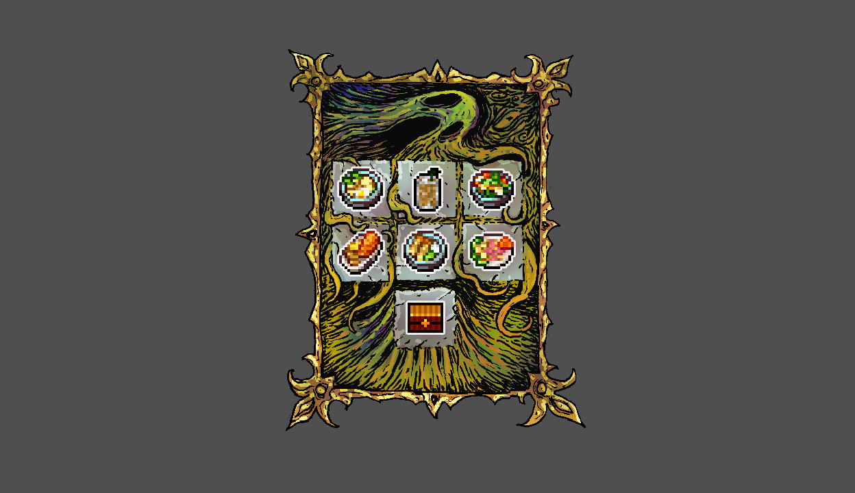 Yellow Room painting 6: Food