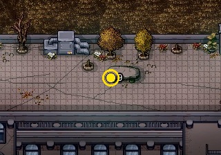 The large stone slab is strangely warm.; highlighted search position