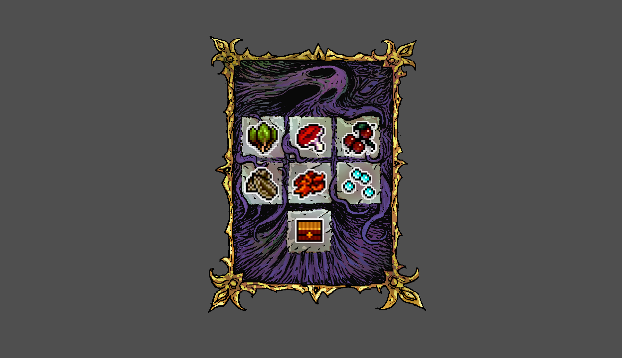 Purple Room painting 1: Seasonal Gatherables
