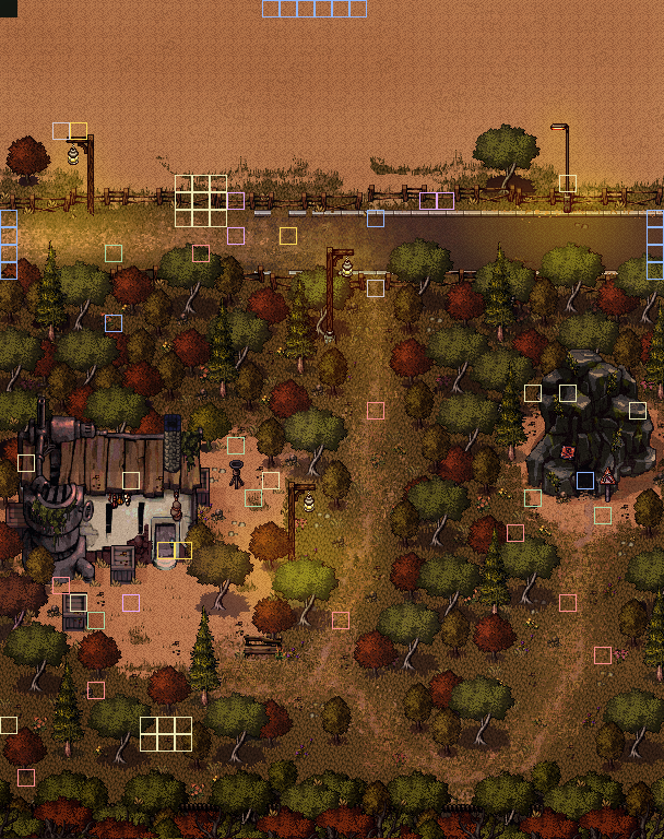 Town Outskirts (West) interactable tiles