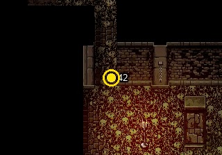 A pile of dense, hardened bones blocks your path.; highlighted search position