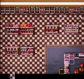 General Store interactable tiles