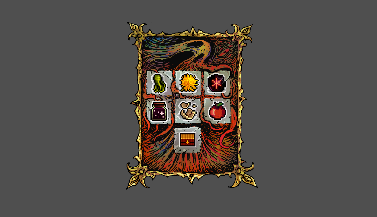 Orange Room painting 2: Unique Enemy Drops