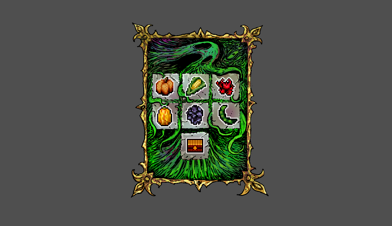 Green Room painting 3: Witch