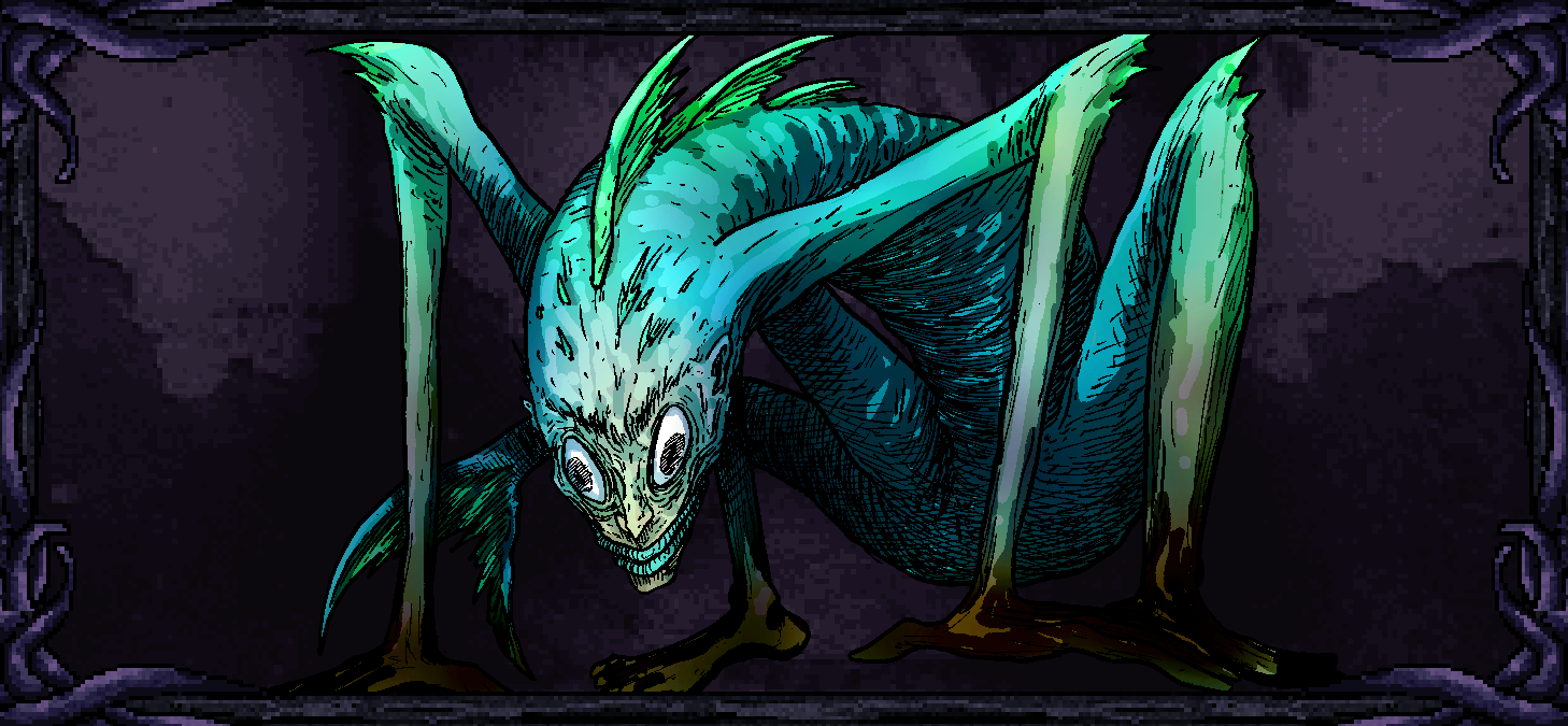 Giant Man-Fish portrait