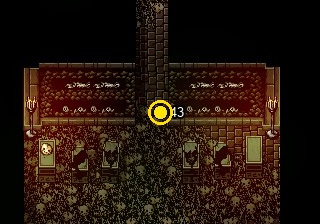 A pile of dense, hardened bones blocks your path.; highlighted search position