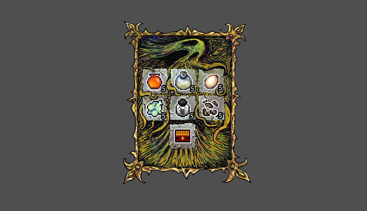 Yellow Room painting 1: Husbandry Gathering