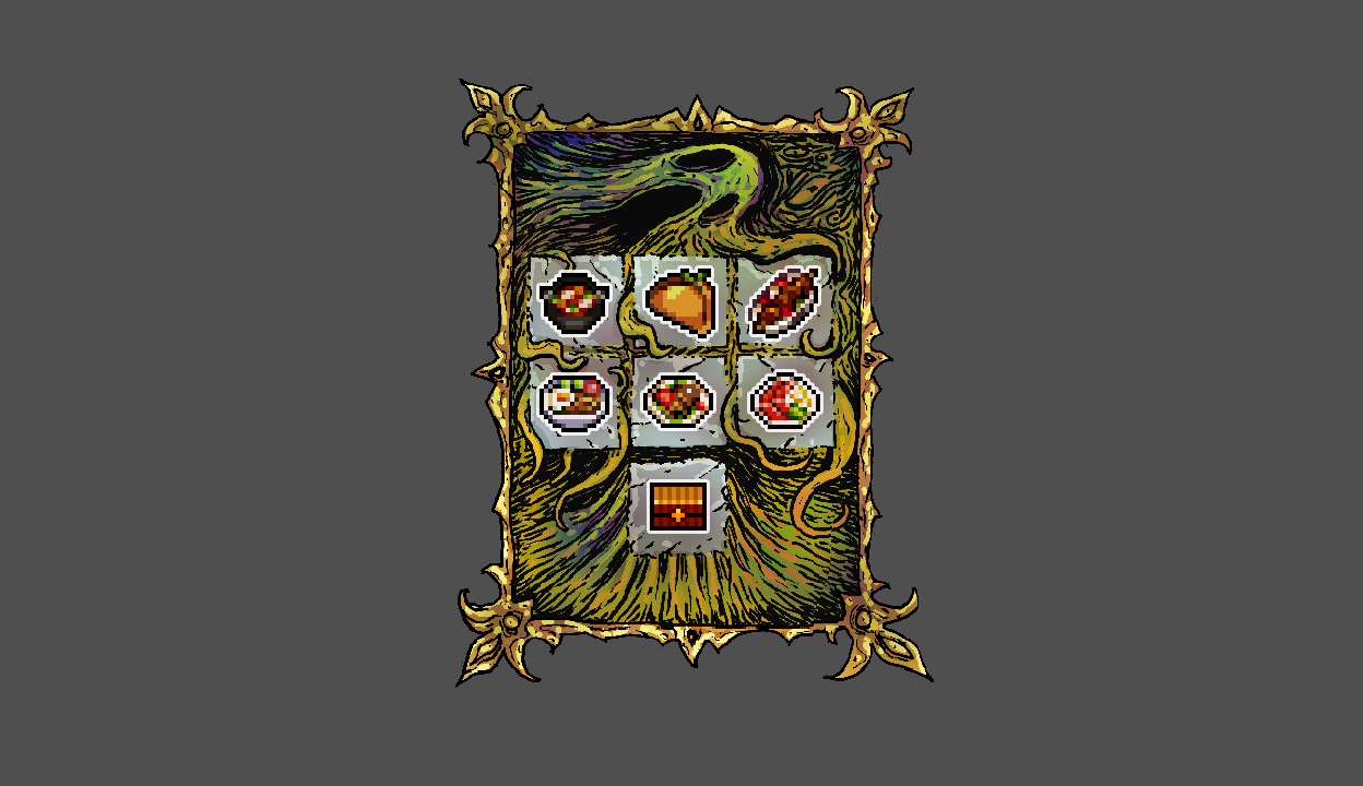 Yellow Room painting 5: Food