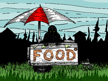 Mysterious Food Cart
