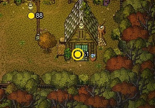 This house has All Hallows' Eve decorations on display.; highlighted search position