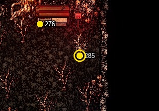 A swarm of skeletal insects surround the dripping hive.; highlighted search position
