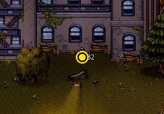 You search the garbage...; highlighted search position