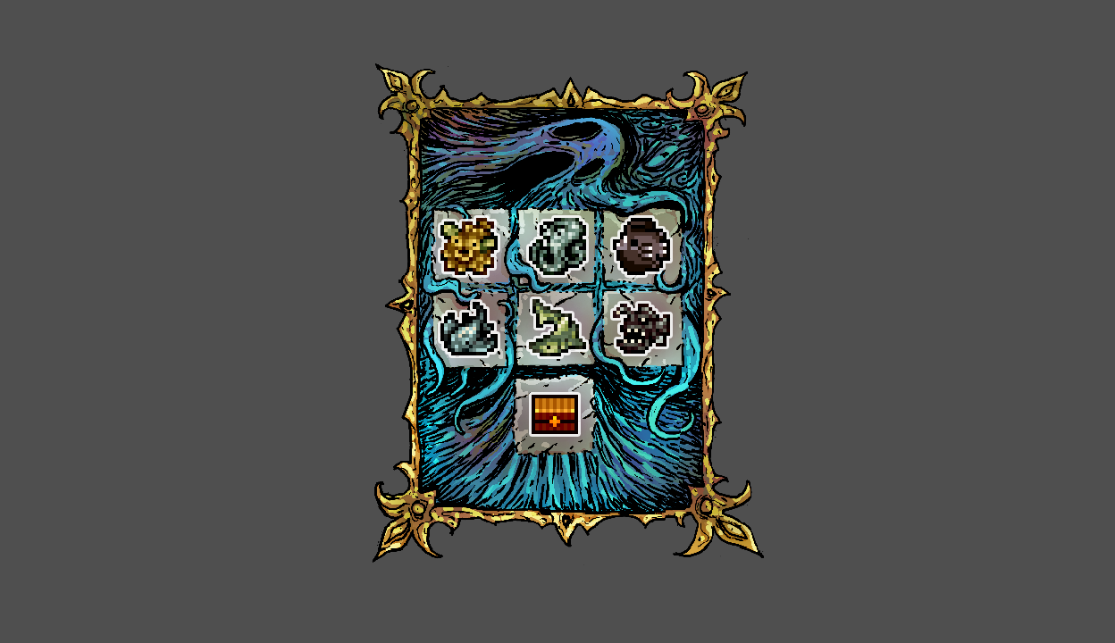Blue Room painting 4: Rare Fish