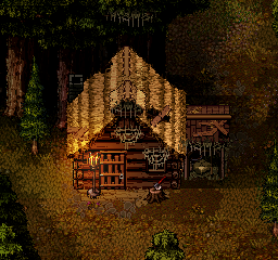 Granny's cabin exterior in the Deep Woods