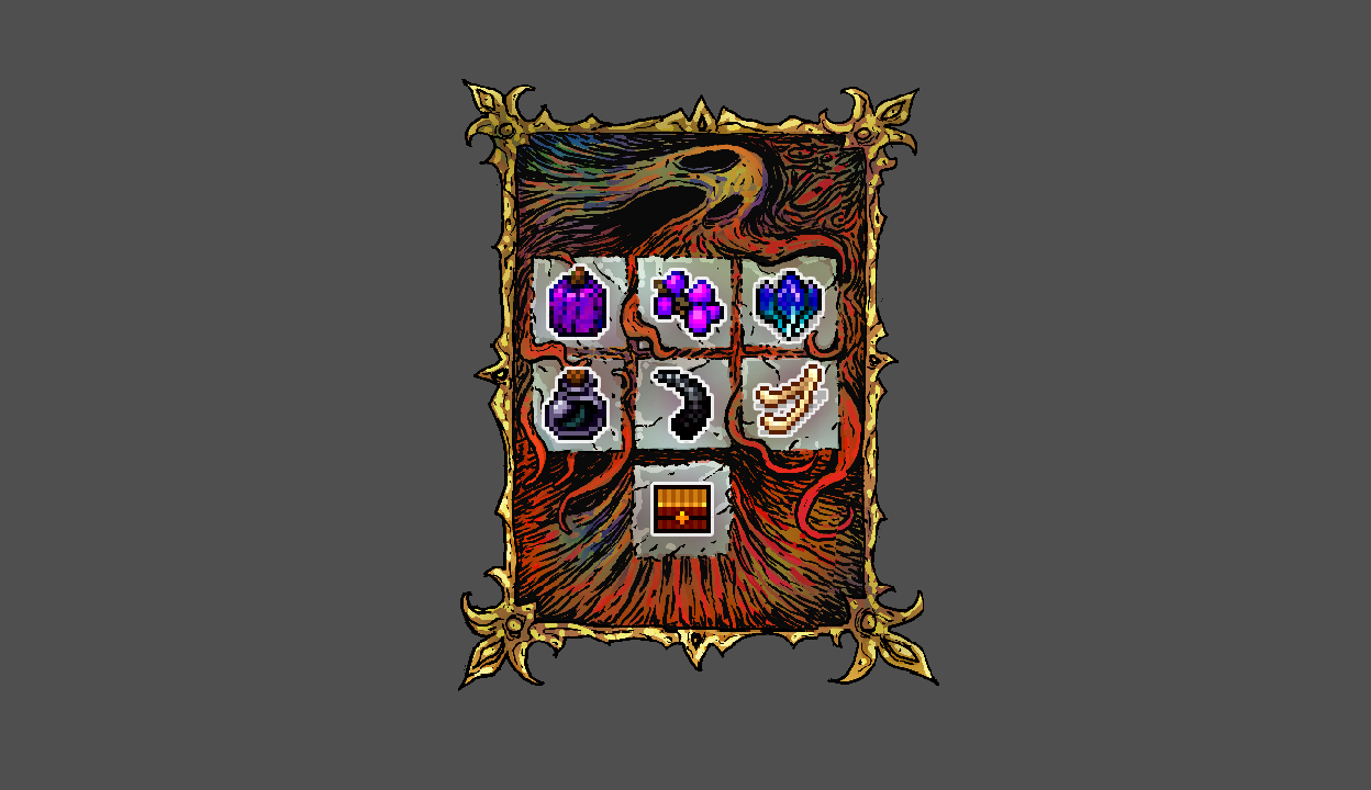 Orange Room painting 4: Cursed Drops