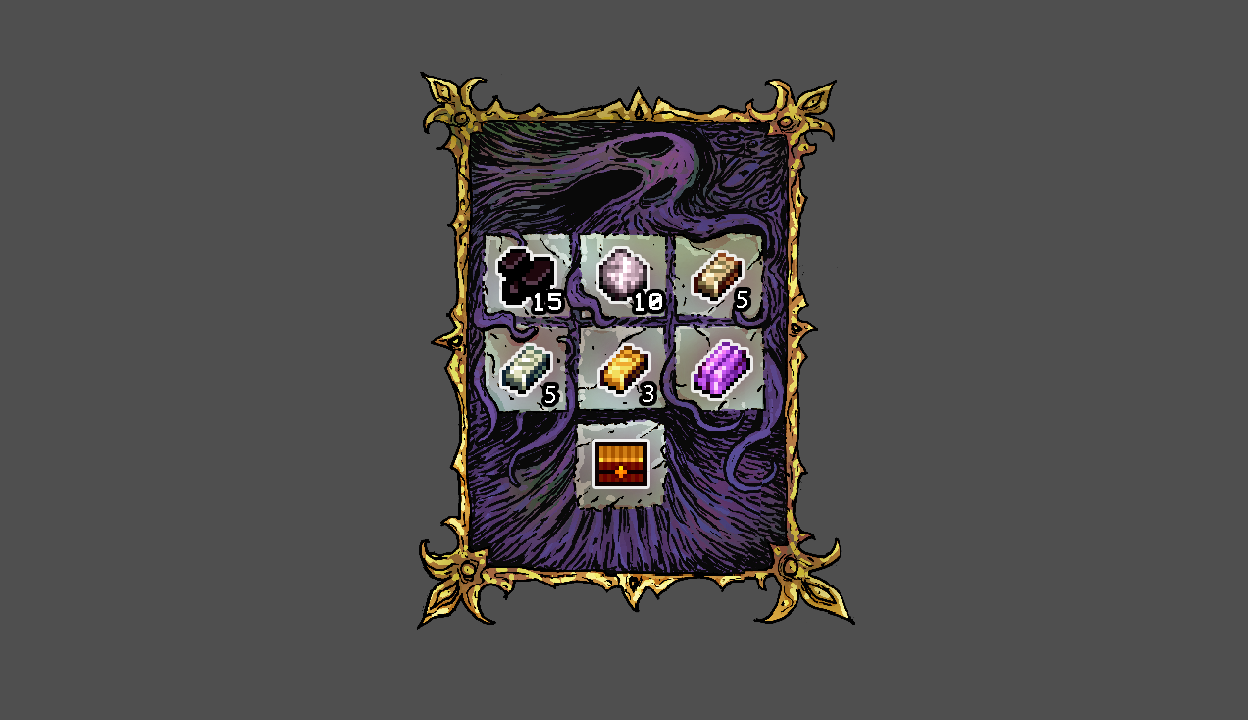 Purple Room painting 3: Mining Bars