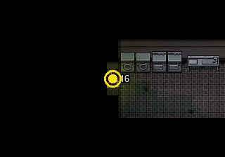 The strange shrine glows eerily.; highlighted search position